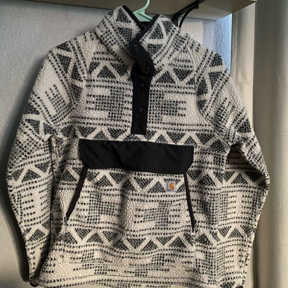 Carhartt Black and White Patterned Sweater